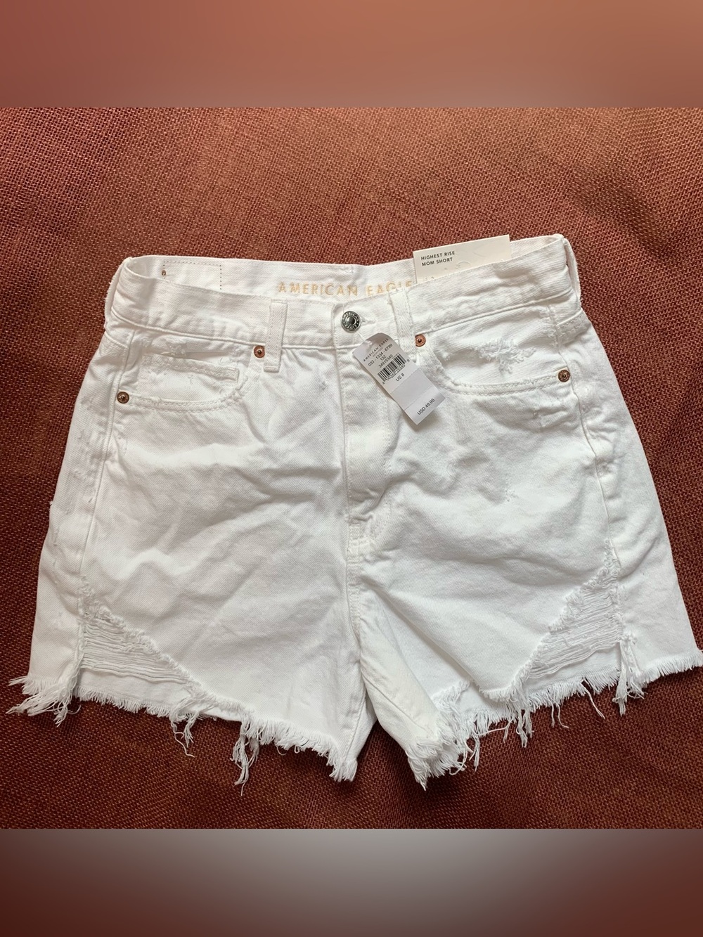 American Eagle highest rise mom shorts Denim size 8